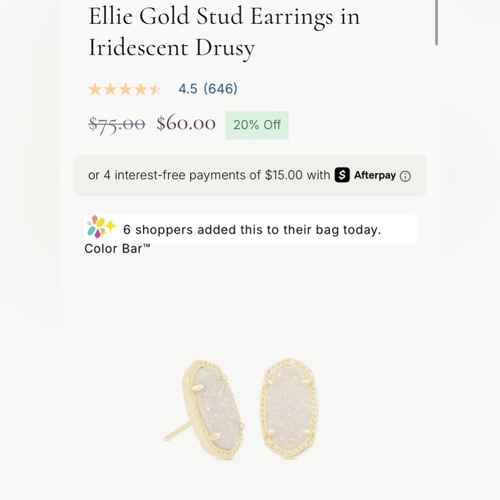 Kendra Scott Ellie Druzy Earrings